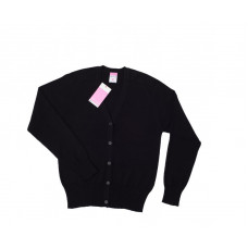 Girls Cardigan Performa Cotton Black